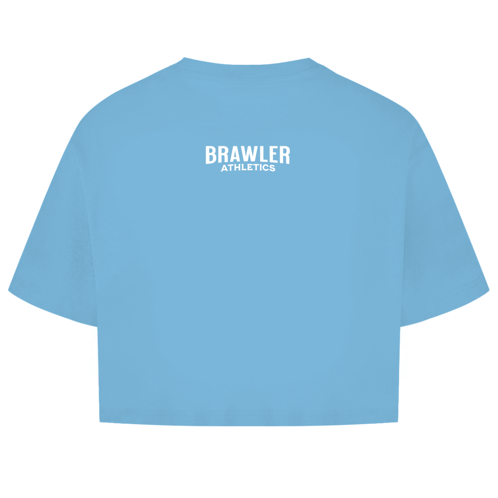 Damen Oversize Crop Top | GO HARD OR GO HOME