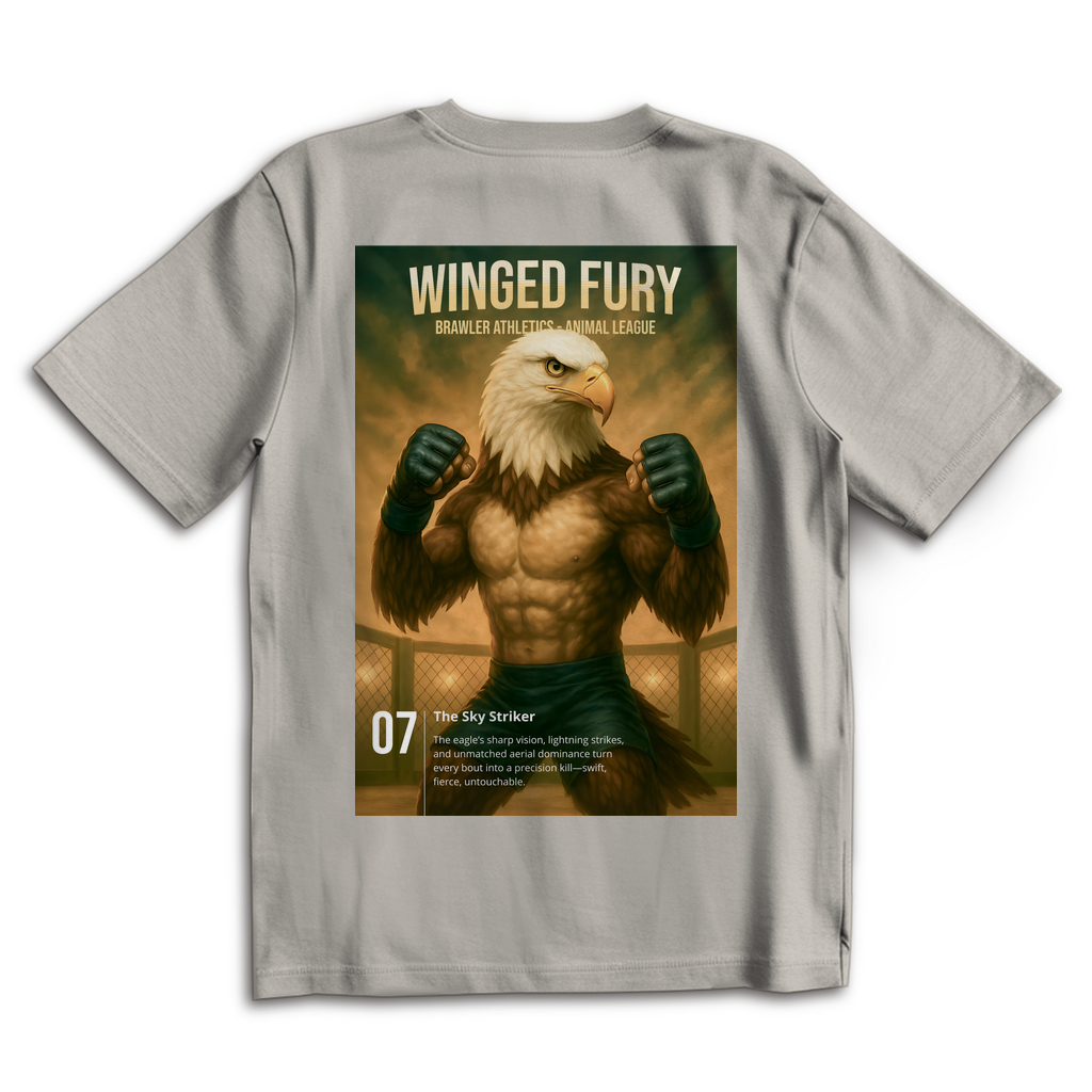 Oversize T-Shirt | ANIMAL LEAGUE - WINGED FURY