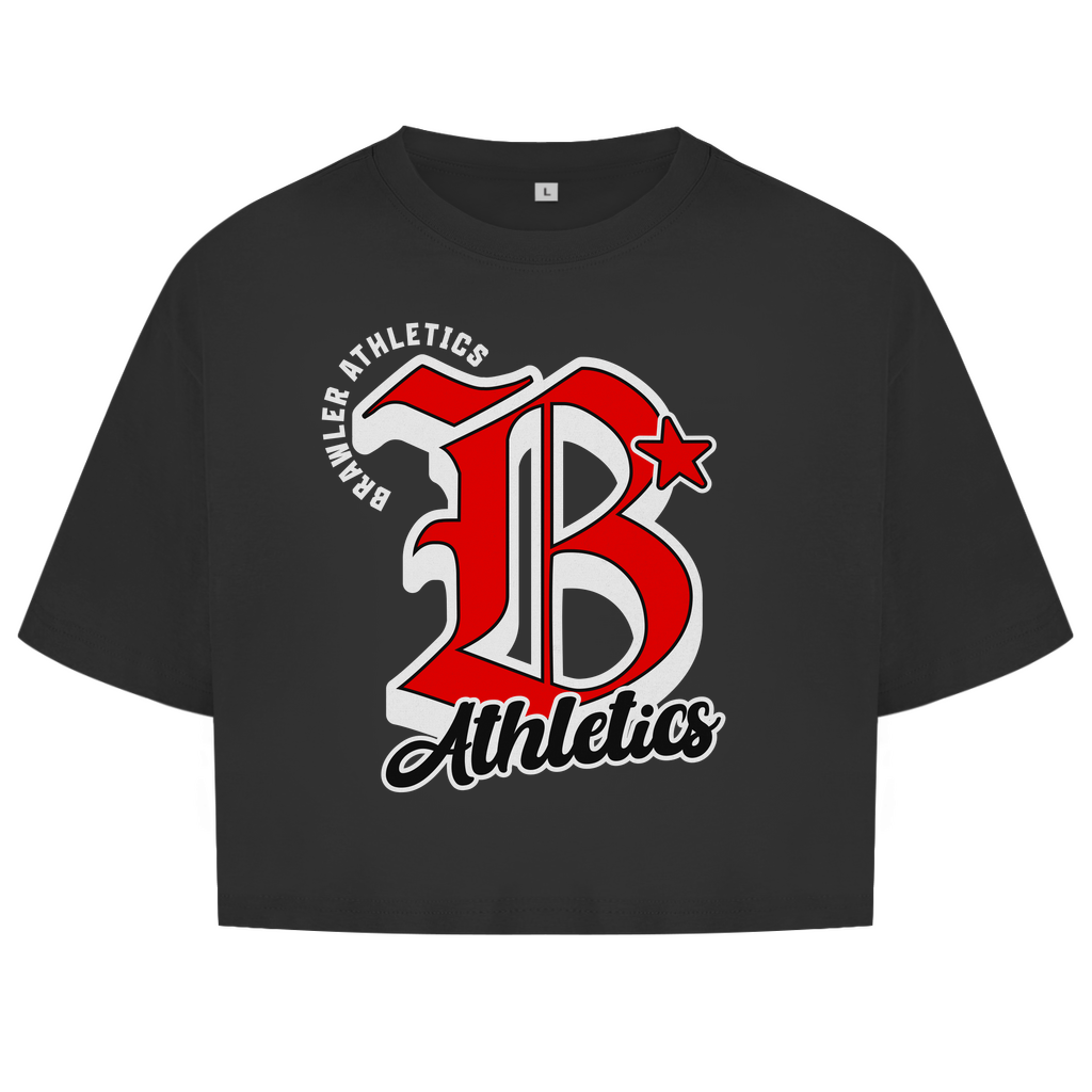 Damen Oversize Crop Top | BRAWLER College