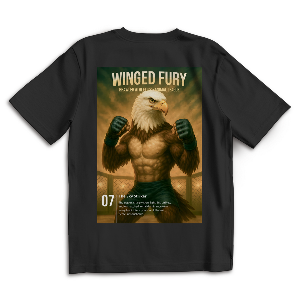 Oversize T-Shirt | ANIMAL LEAGUE - WINGED FURY