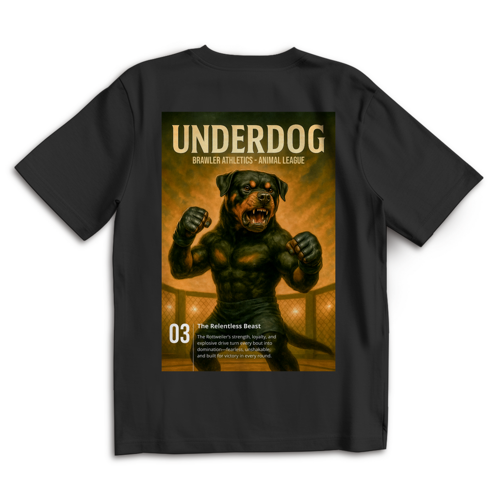 Oversize T-Shirt | ANIMAL LEAGUE - ROTTWEILER