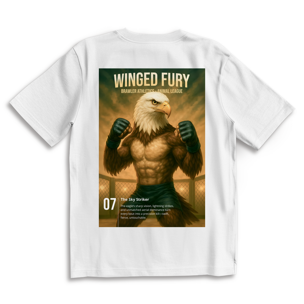 Oversize T-Shirt | ANIMAL LEAGUE - WINGED FURY