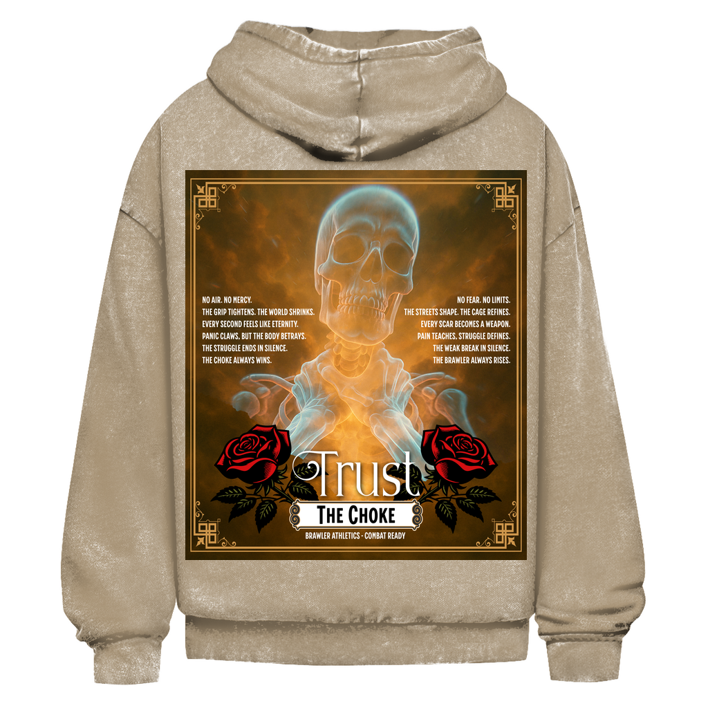 Oversize Washed Hoodie | TRUST THE CHOKE